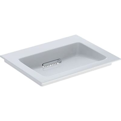 Geberit ONE furniture washbasin 60 cm, horizontal outlet, without tap hole, without overflow 505.001.00.1