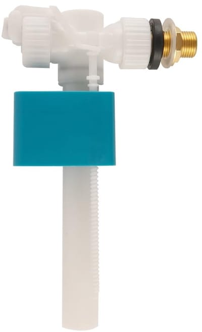 Dailygoods- Inlaatklep Zij-ingang - Toilet Tank Accessoire - 4-punts Koper - Vulklep - Ruimtebesparend - Slim Installatieontwerp