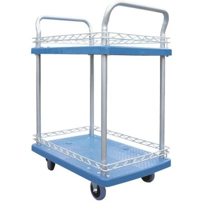 VISO SERVANTE300 Serveerwagen Kunststof Laadvermogen (max.): 150 kg Blauw, Zilver