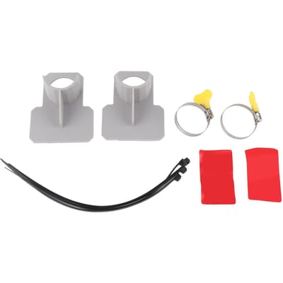2 stuks zwembadbuishouders, zwembadslangsteunbeugels, slangklemmen en zwembadaccessoires gray