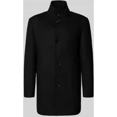 Regular fit lange jas met opstaande kraag, model 'Finchley'