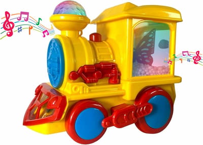 chook chook Train - zelf rijdende trein met geluid en verlichting (met batterijen)