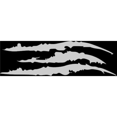 Autocollant Voiture Ghost Grip Sourcil Léger Autocollant Voiture Réfléchissant Marque de Griffe Autocollant Voiture Réfléchissant Phare de Voiture Autocollant Voiture PET blanc