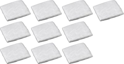 Afdekfolie 5 x 4 m 7 micron - transparant - 10 stuks - HDPE - waterdicht - schilderfolie - klusslaken