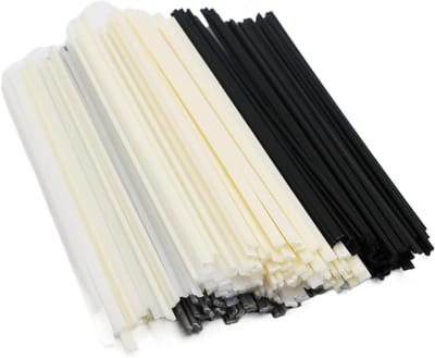 Plastic Lasstaven - Reparatielassen Staven - Kunststof Reparatie - Zuur Alkali Bestendig - 20 Stuks - Beige