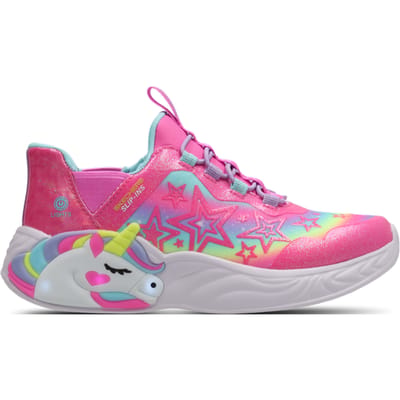 Skechers Slip-in Unicorn Peuterschoenen - Blauw - Maat 27 - Plastic