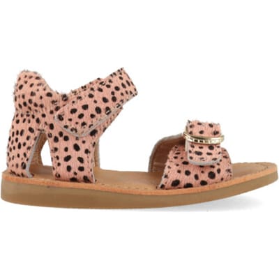 Sandalen | Meisjes | Pink Black Dots | Leer | Shoesme | Maat 30