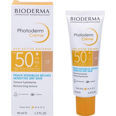 Bioderma Photoderm Créme Ochranný Tónovaný Krém Na Obličej Spf 50+ Light 40 Ml
