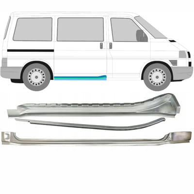 Schuifdeur dorpel reparatiepanel voor Volkswagen Transporter T4 1990-2003