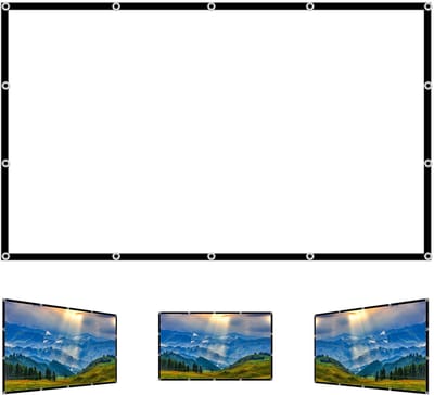 carmdering - Projectiescherm – Projectiescherm – Beamer Scherm –Projectiescherm 60 Inch 16:9 - 132*75CM - Beamer Scherm / Beamerdoek - Wit