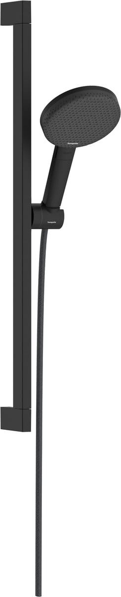 Hansgrohe Raindance alive Sel.S - 125 - 3jet - ecosmart - doucheset - 65cm - mat zwart