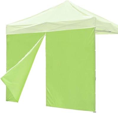 Privacy Zijwand - Tent Wand - Buiten Leven - Met Rits - 10ft - Zwart