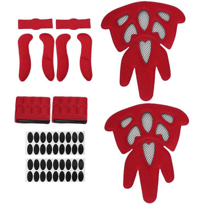 2 Set Universele Helmvoering Veiligheidshoed Voering Vulkit met Insectenwerend Net voor Fiets red