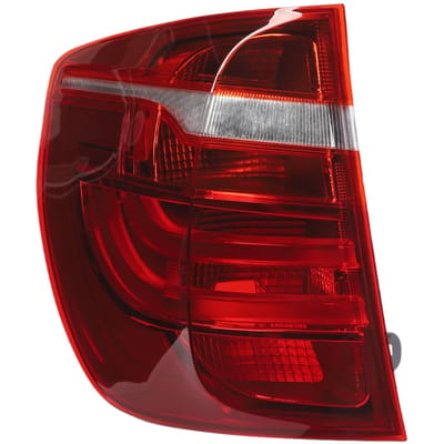 Feu Arrière Extérieur Étanche Style OEM Feu Arrière Extérieur Arrière Lampe de Freinage pour X3 F25 2011 à 2017 Rouge Lentille Claire Gauche black