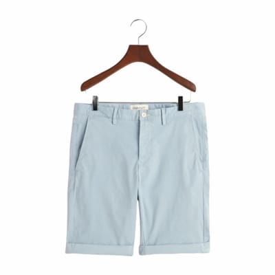 Korte broek GANT Men Slim Sunfaded Shorts Dove Blue-Maat 32