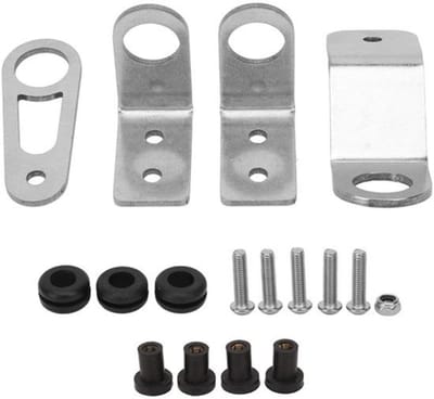 Beugel Metalen Montagebeugelkit Bout Op Radiateurbeugelkit Heavy Duty Metalen Verblijfmontagebeugelkit Voor Civic Eg Dc2 Ek K?Swap K20?K24-motor