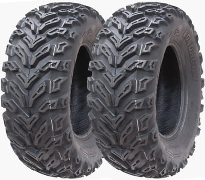 25x8.00-12 Quad-banden voor terreinvoertuigen, 6-laags, Wanda P3103, met E-keur, goedgekeurd voor gebruik op de openbare weg (set van 2)