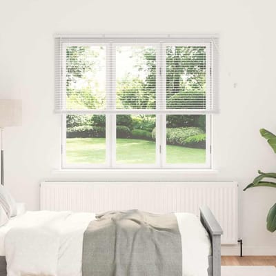 vidaXL - Venetiaanse - jaloezie - Wit - 175 - x - 160 - cm - 25 - mm - Aluminium