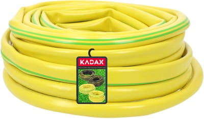 KADAX Comfortabele tuinslang van pvc-materialen, 20 m lengte, lichte 3-laagse slang, lekvrije waterslang voor gazonirrigatie (¾ inch)