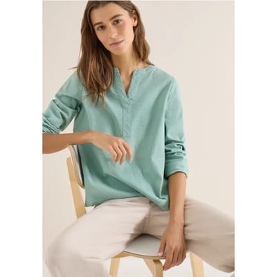 Blouse in effen kleur