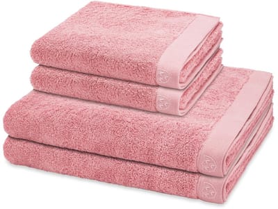 Ross Sonstiges 2 X handdoek 2 X douchehanddoek - in set 4 pack Doubleface Stripes