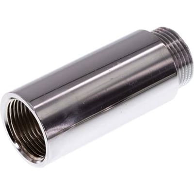 G 3/4'' F/M Verchroomd Messing Verlengstuk DIN 3523 - 65 mm - FL2S-FM-BC-034G-65L