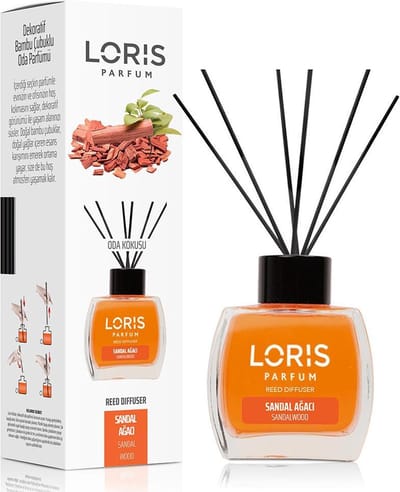 LORIS - Parfum - Geurstokjes - Huisgeur - Huisparfum - Sandalwood - 120ml