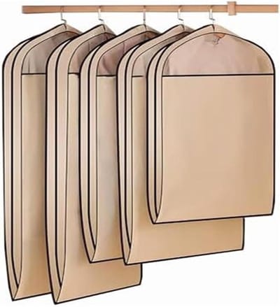 Kledinghoezen - Opberghoezen - Kleding Beschermen - Ademend Vliesmateriaal - N.v.t. - Grijs