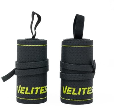 Velites Professionele polsbandages, gepatenteerd tweelaags materiaal, van microvezel, voor cross-training, sportschool of gewichtheffen, veganistisch materiaal, eenheidsmaat