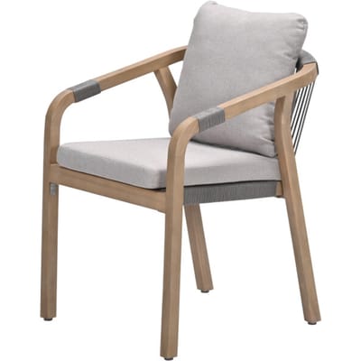 Garden Impressions Santos dining fauteuil acaciahout met white wash taupe sand