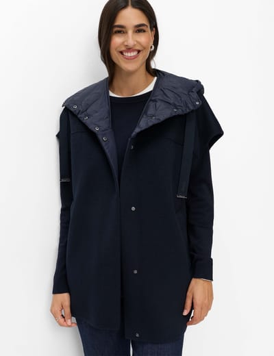 Brax Dames Gilet  Style HOLLY navy, donkerblauw, maat 38