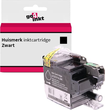 Go4inkt compatible met Brother LC-3219XL bk inkt cartridge zwart