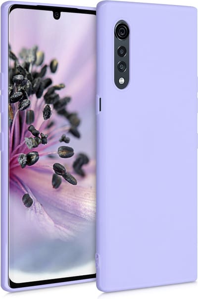 kwmobile telefoonhoesje geschikt voor LG Velvet - Hoesje voor smartphone - Back cover in lavendel