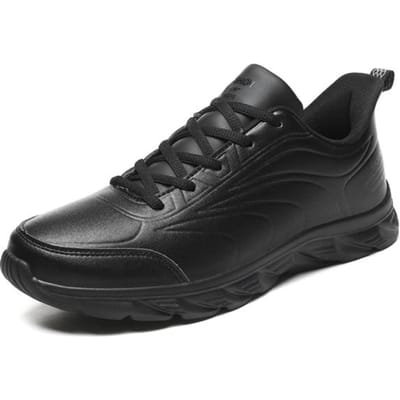 Winter Heren Laarzen Waterdichte Sneeuwlaarzen Comfortabele Sneakers Heren Werk Casual Schoenen Antislip Lichtgewicht Rubberen Zool Wandelschoenen Heren 40 black