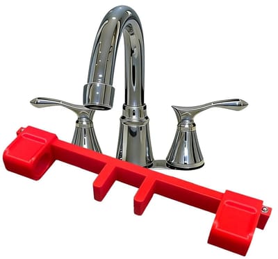 Kraan Handvat Slot - Kraan Beveiliging - Water Besparen - Gereedschapsloze Montage - 25 cm - Wit