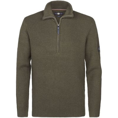 Petrol Industries - Half zip trui - Heren - M - Army - Acryl - M-3050-KWC262