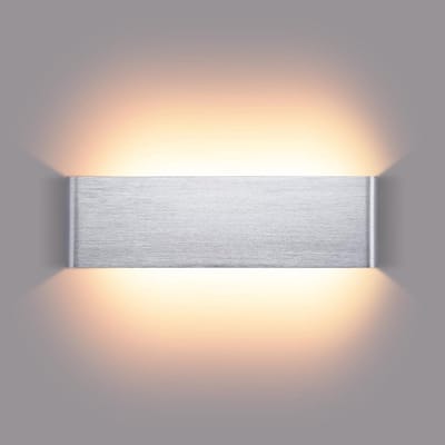 Stijlvolle Zilvere LED Binnenwandlamp 16W voor Sfeervolle Verlichting
