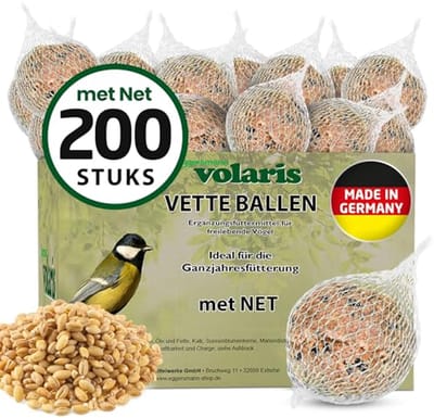 Mezenbollen Voedzaam Voer in Net - 200 Stuks