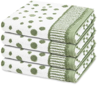 Ross Sonstiges 4 X handdoek - in set 4 pack Punkte allover