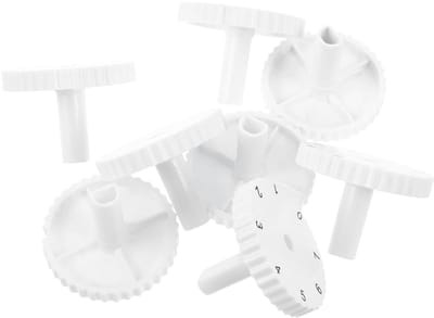 Temperatuurregelknop - Vriezer thermostaat - Koelkast instellen - Verstelbare knop - 37 x 37 x 24 cm - Wit