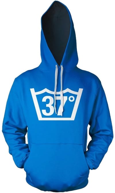 Hybris 37 Celcius-hoodie blauw
