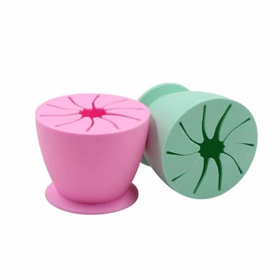 Dailygoods- Afvalbak - Mini Silicone Afvalbakje - Afvalbak met Zuignap - Afvalverzamelaar - Milieuvriendelijk - Eenvoudig te Reinigen - Afvalcollector