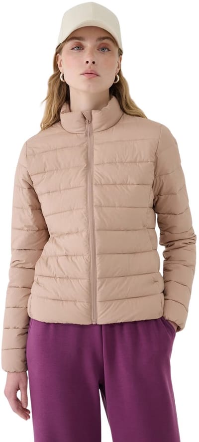 4F Jas Dames Gewatteerde Beige - Maat L