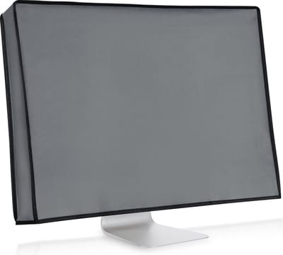 kwmobile beschermhoes monitor geschikt voor 20-22" Monitor hoes - Computerscherm cover - Computer accessoires - PC scherm stofkap in grijs