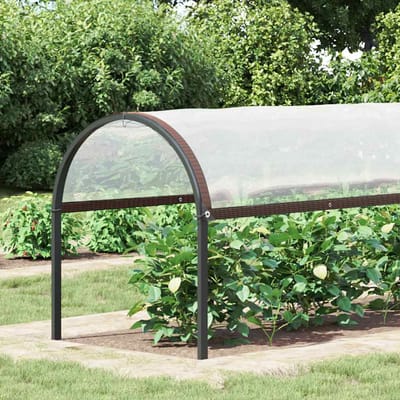 vidaXL - Plantenafdekking - met - zeilringen - 2x10 - m - polyethyleen