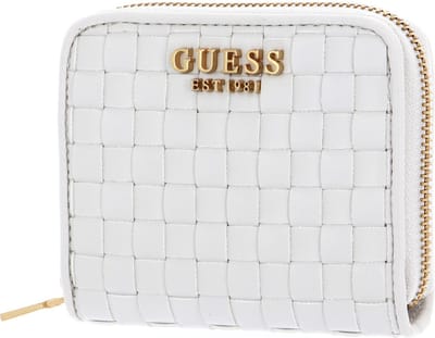 Guess Lisbet SLG Small Zip Around Dames Portemonnee - One Size - Stone