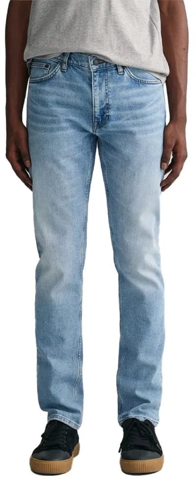 Gant Slim Fit Spijkerbroek Blauw 33 / 32 Man