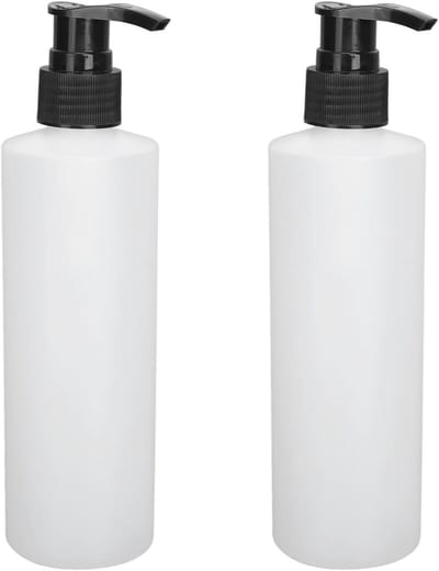 Massageolie Dispenser Set van 2, Lege Flessen met Drukpomp voor Verwarmde Crèmes, Massageoliën en Lotionen