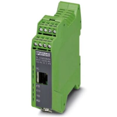 Phoenix Contact FL COMSERVER BASIC 232/422/485 Interfaceomvormer Aantal ethernet-poorten 1 Voedingsspanning (num) 24 V/DC
