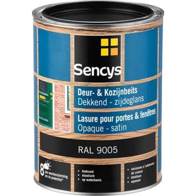 Sencys Beits Ramen En Deuren Dekkend Zijdeglans Ral9005 2,5l